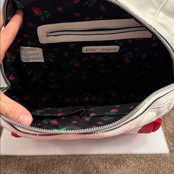 Betsey Johnson rare telephone booth full size backpack - Picture 3 of 6